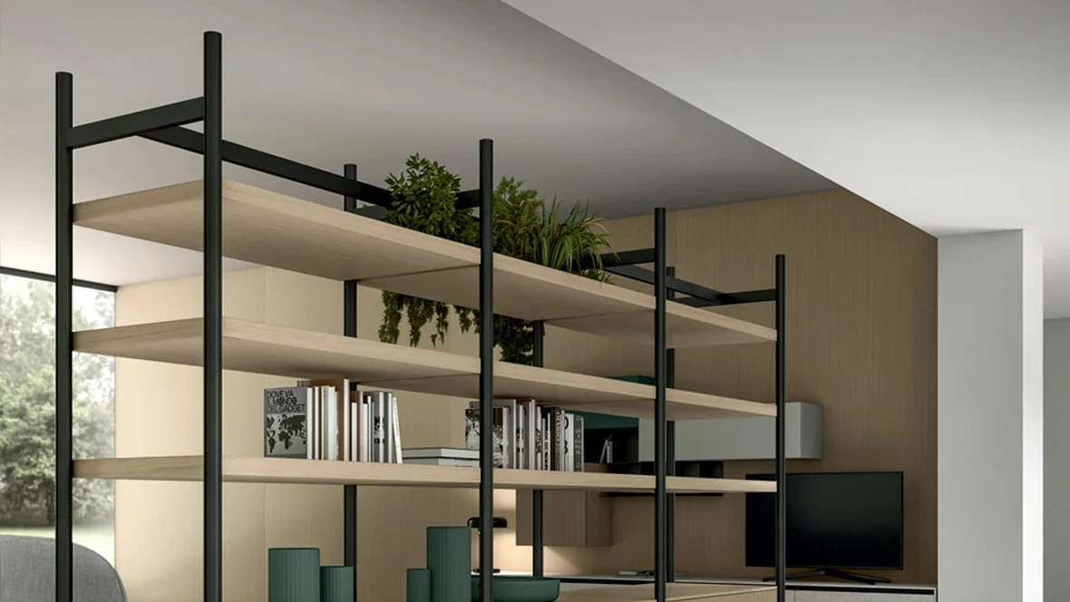 Libreria divisoria Living Glass 2|0 di Arredo3