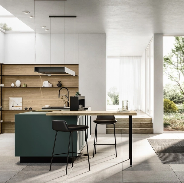 Cucina Moderna con isola Alma 03 di Arredo3