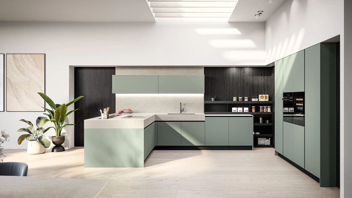 Cucina Moderna con penisola Cloe 01 di Arredo3