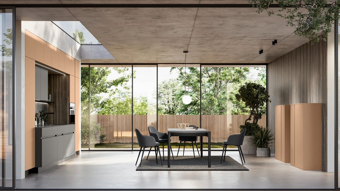 Cucina Moderna lineare Cloe 03 di Arredo3