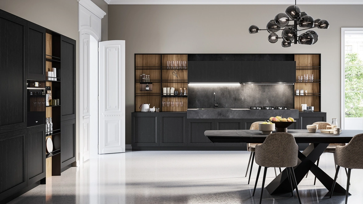 Cucina Moderna ad angolo Frida 01 di Arredo3