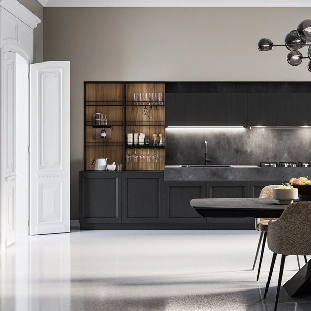 Cucina Moderna ad angolo Frida 01 di Arredo3