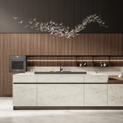 Cucina Moderna con isola Kalì 02 di Arredo3