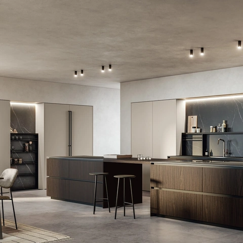 Cucina Moderna con isola Kalì 04 di Arredo3