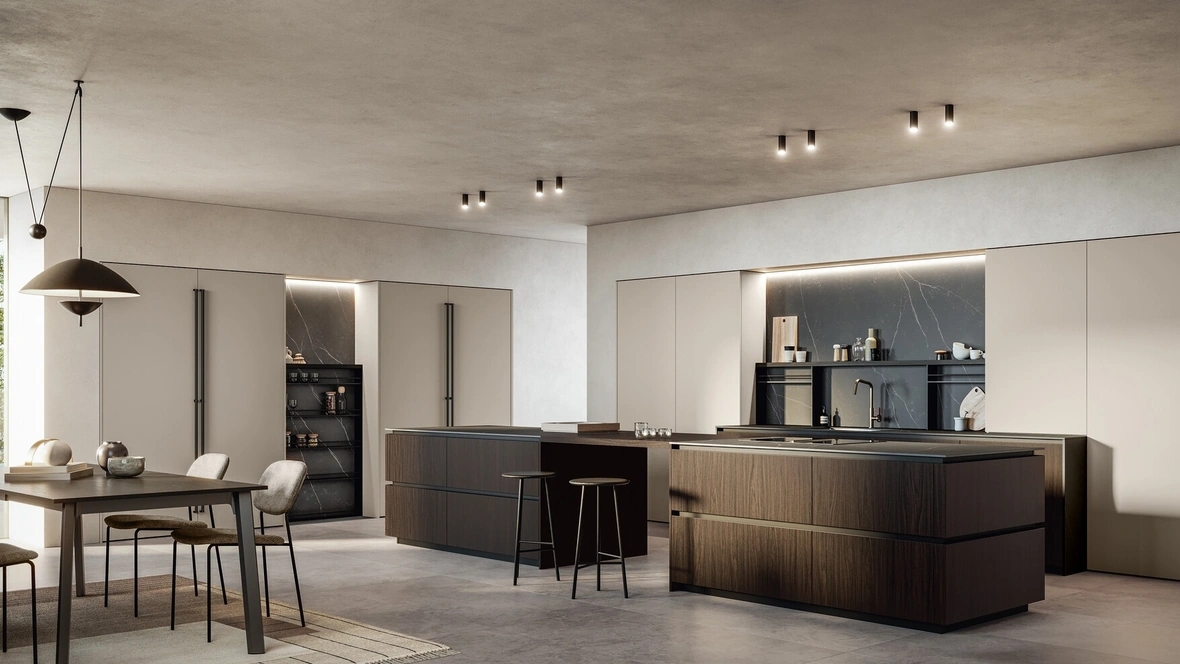 Cucina Moderna con isola Kalì 04 di Arredo3